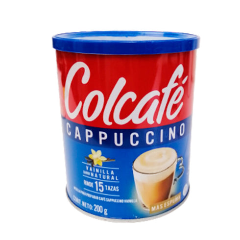 CAFE CAPPUCCINO COLCAFE 200G VAINILLA